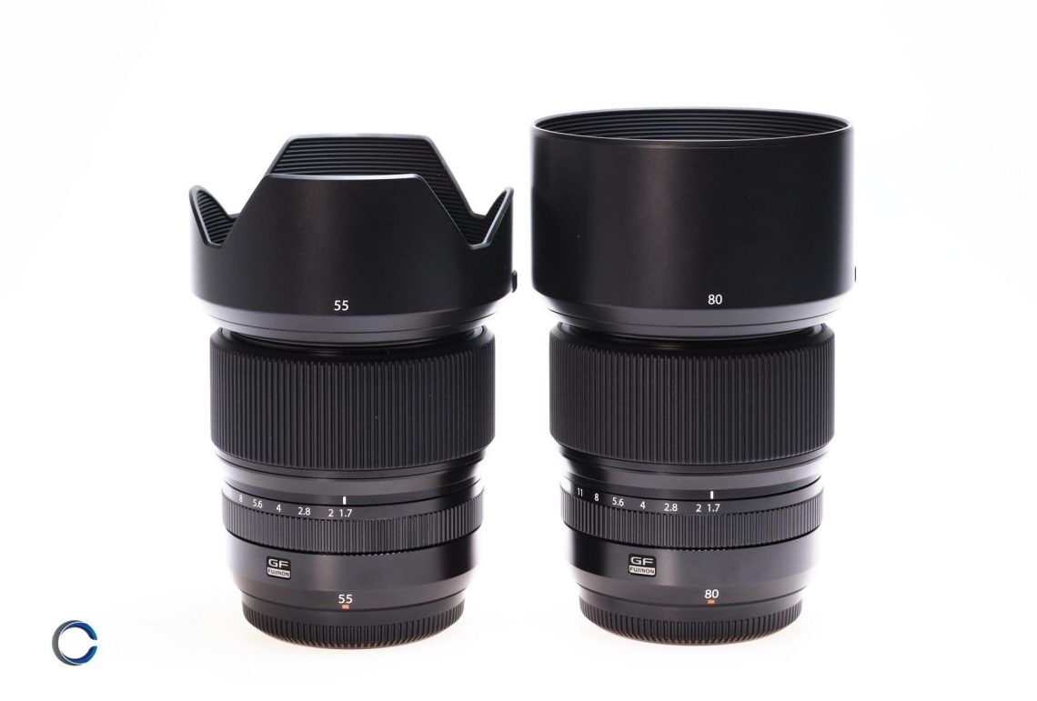 CI Quick Look: Fujifilm GF 55mm/1.7 WR Lens vs Fujifilm GF 80mm